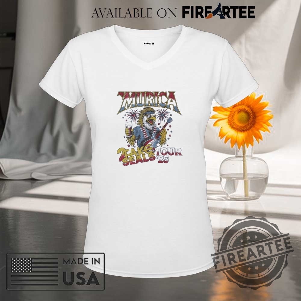 Eagles Murica 2 Fake Seals Tour 2025 Shirt 9 Eagles Murica 2 fake seals tour 2025 shirt