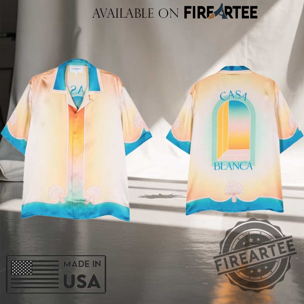 "Top Trendy Hoodies and Shirts: Stand Out with Unique Styles" 6 Casablanca Larch Colore Silk Hawaiian Shirt