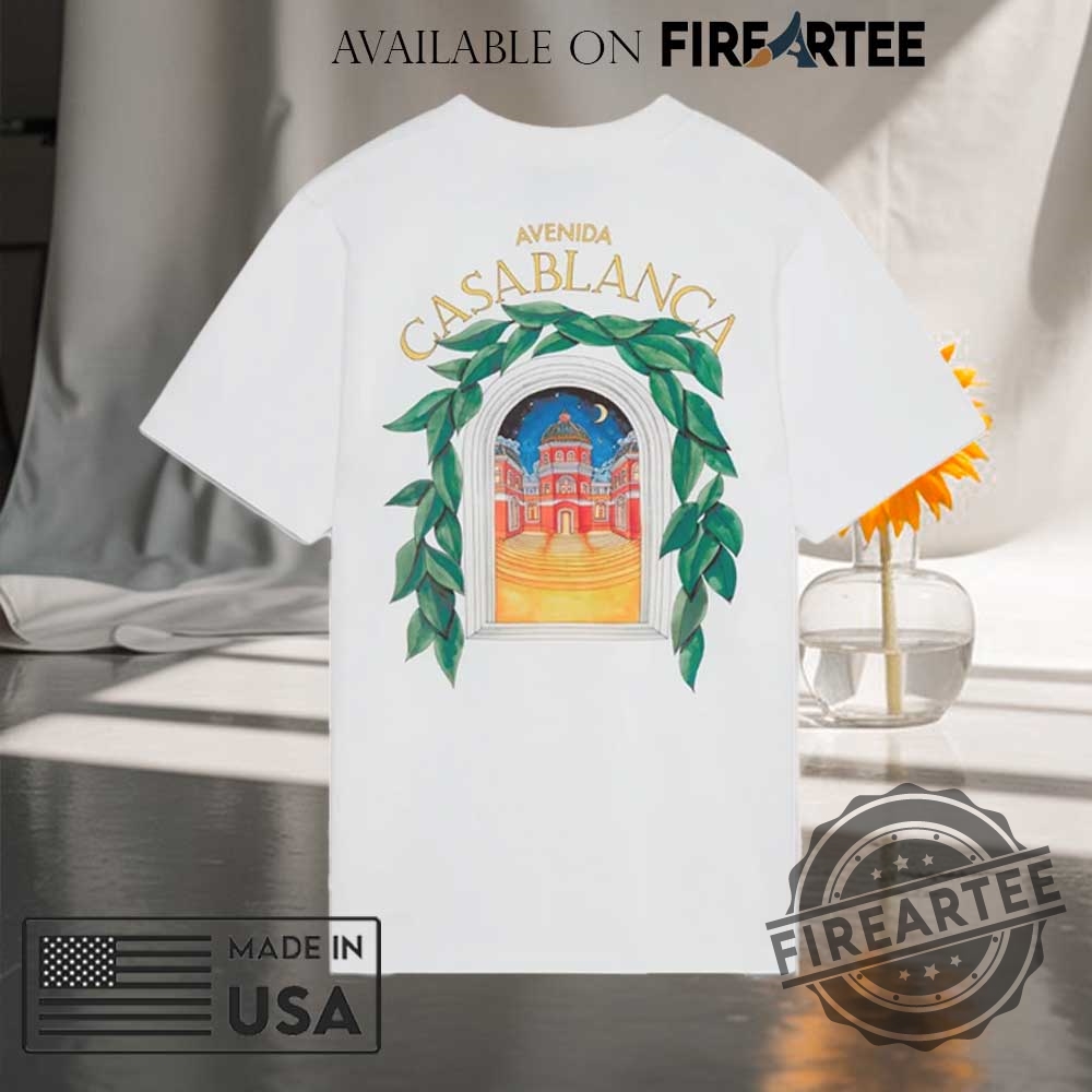Double Sided Casablanca Avenida Tshirt 5 Double Sided Casablanca Avenida T-Shirt