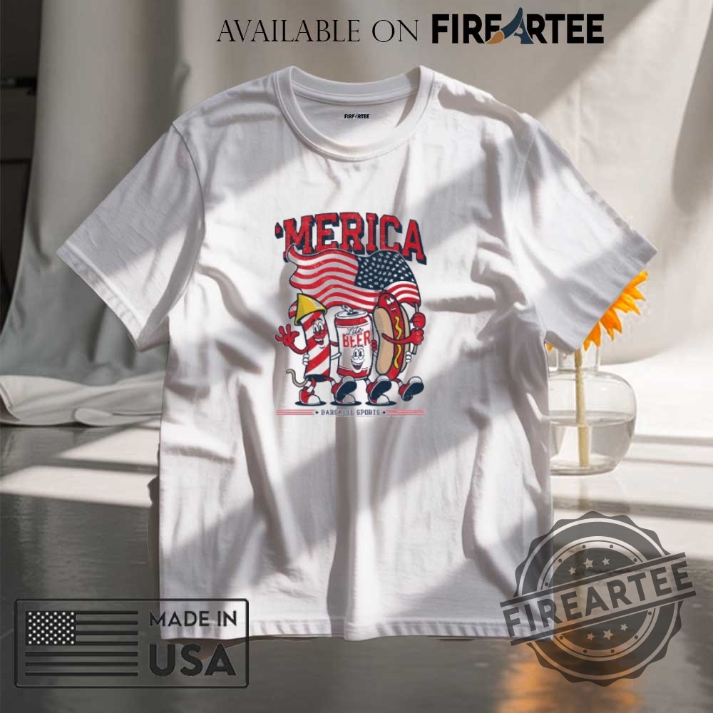 "Top Trendy Hoodies and Shirts: Stand Out with Unique Styles" 13 America 1776 Lete Beer Happy 4Th Of June Barstool Sports Shirt