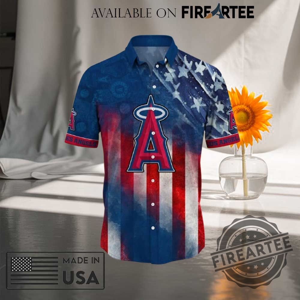 Los Angeles Angels Mlb Hawaiian Shirt 4Th Of July Independence Day Best Gift For Men And Women 4 Los Angeles Angels MLB Hawaiian Shirt 4th Of July Independence Day Best Gift For Men And Women