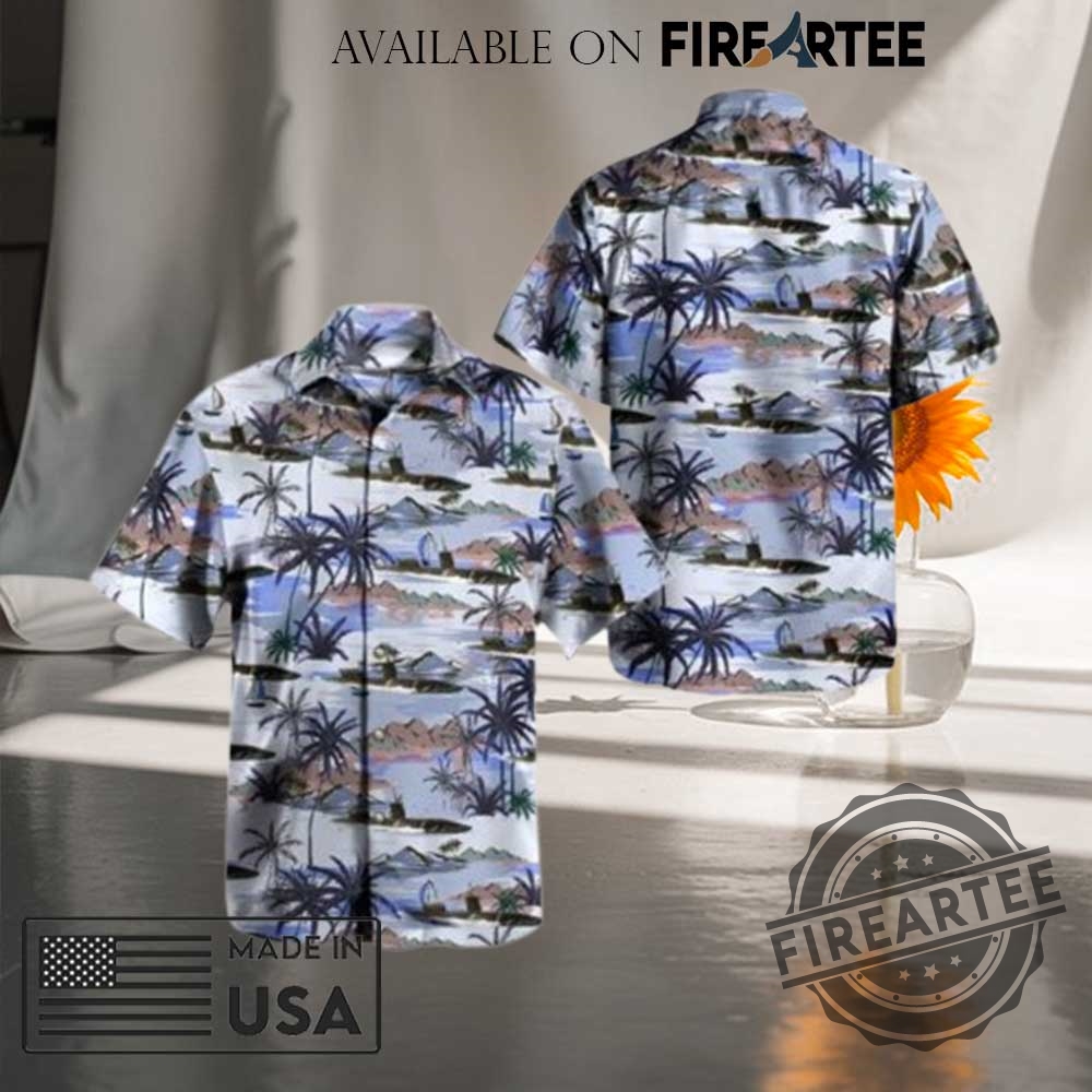 "Top Trendy Hoodies and Shirts: Stand Out with Unique Styles" 18 Us Navy Los Angeles Uss Greeneville Ssn772 Attack Submarine Hawaiian Shirt