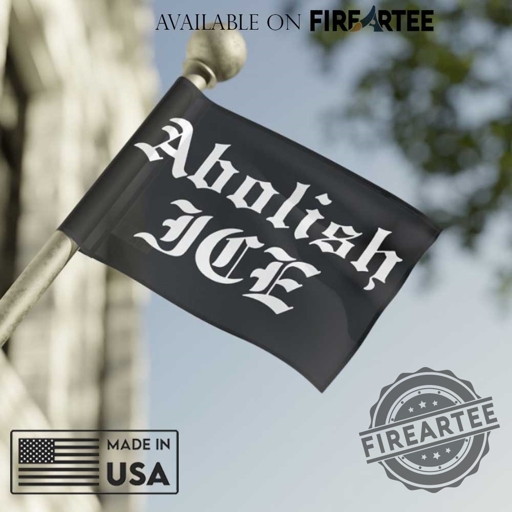 Gothicstyle Abolish Ice Flag 5 Gothic-Style Abolish ICE Flag