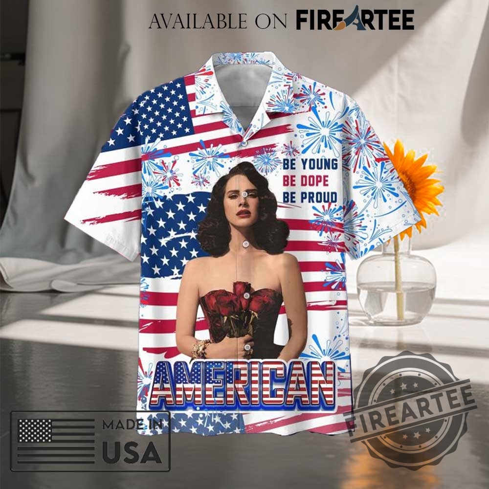 "Celebrate July 4th with Stunning Lana, WWE, and Taylor Shirts" 2 Lana Del Rey American 4Th Of July Hawaiian Shirt