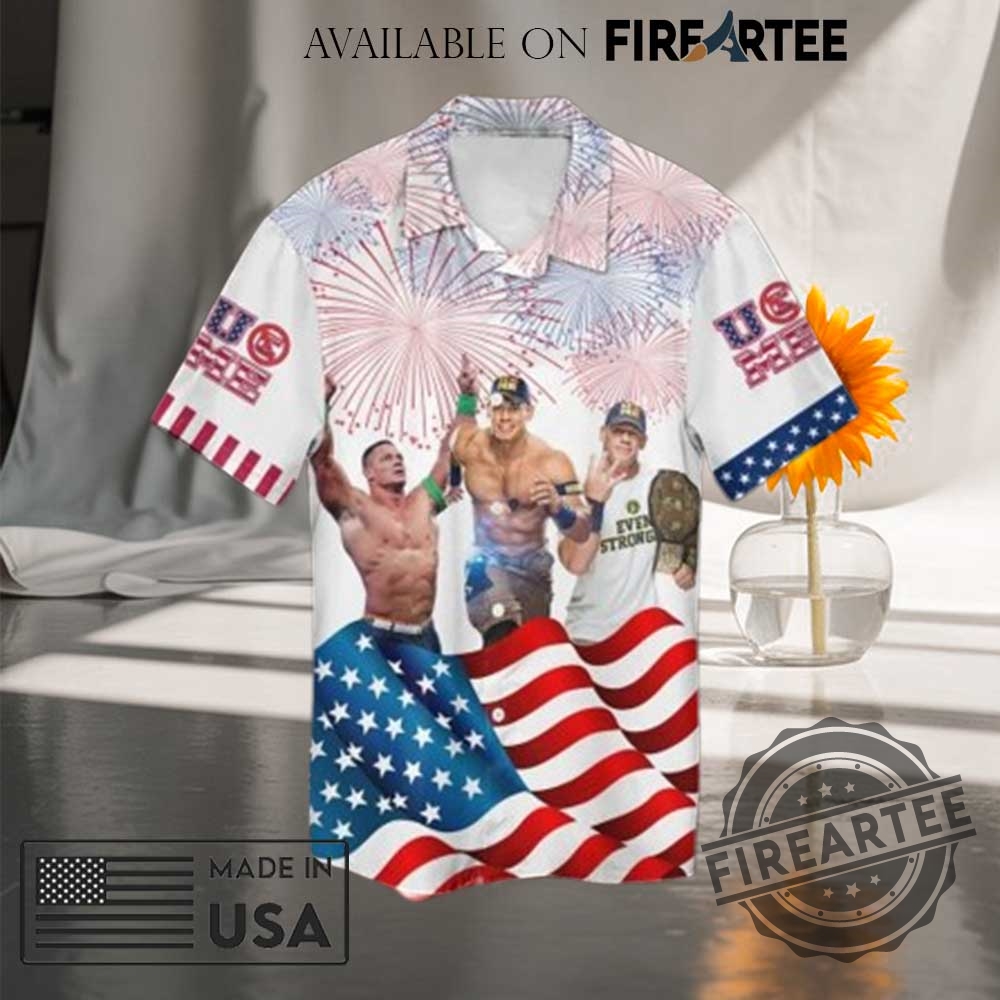 Wwe John Cena Independence Day Hawaiian Shirt 4 WWE John Cena Independence Day Hawaiian Shirt