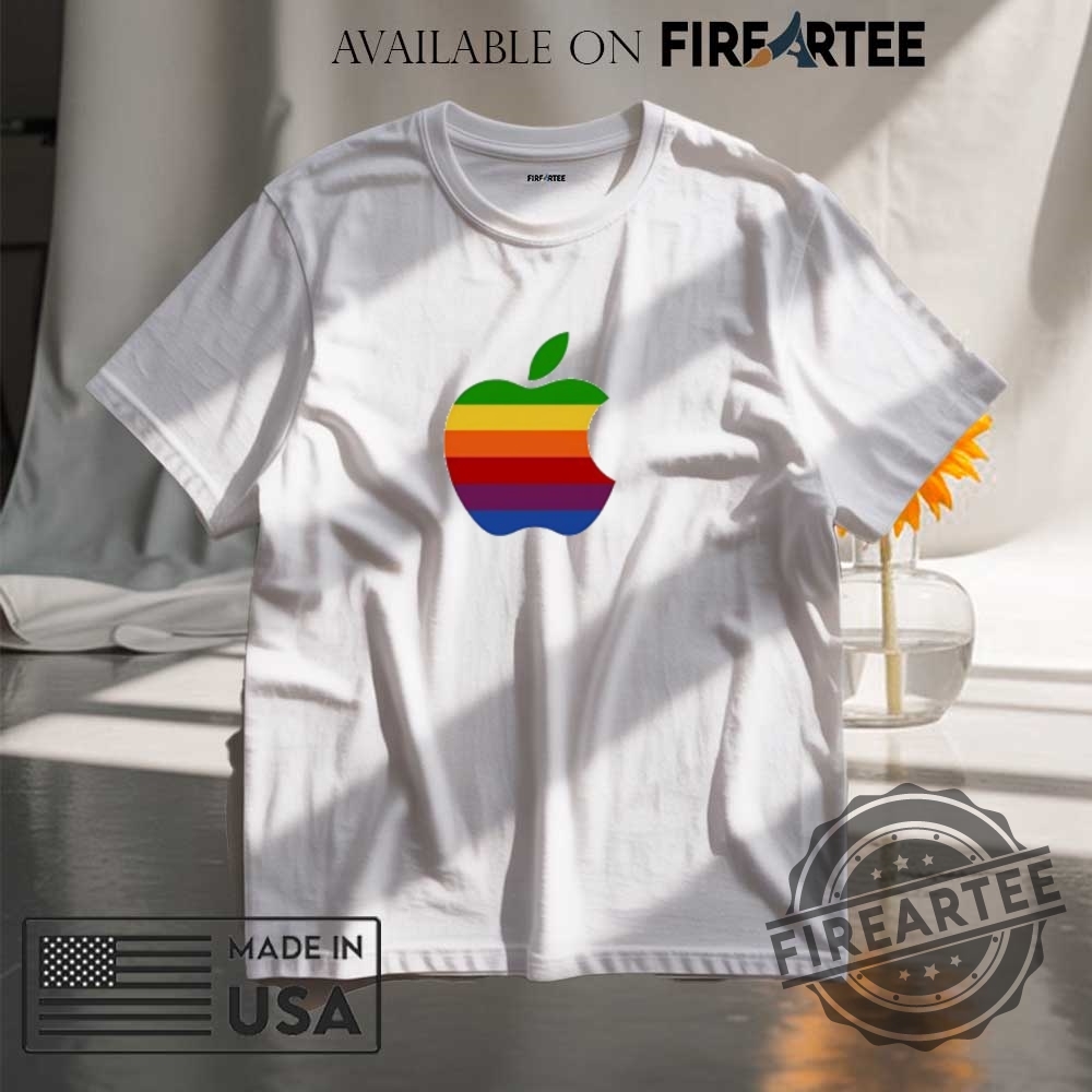 "Celebrate July 4th with Stunning Lana, WWE, and Taylor Shirts" 11 Apple Pride Logo Shirt