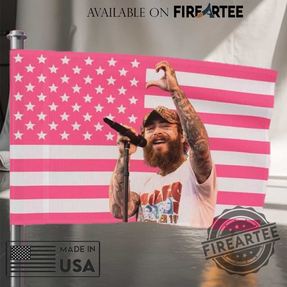 "Celebrate July 4th with Stunning Lana, WWE, and Taylor Shirts" 14 Post Malone Pink Us Flag