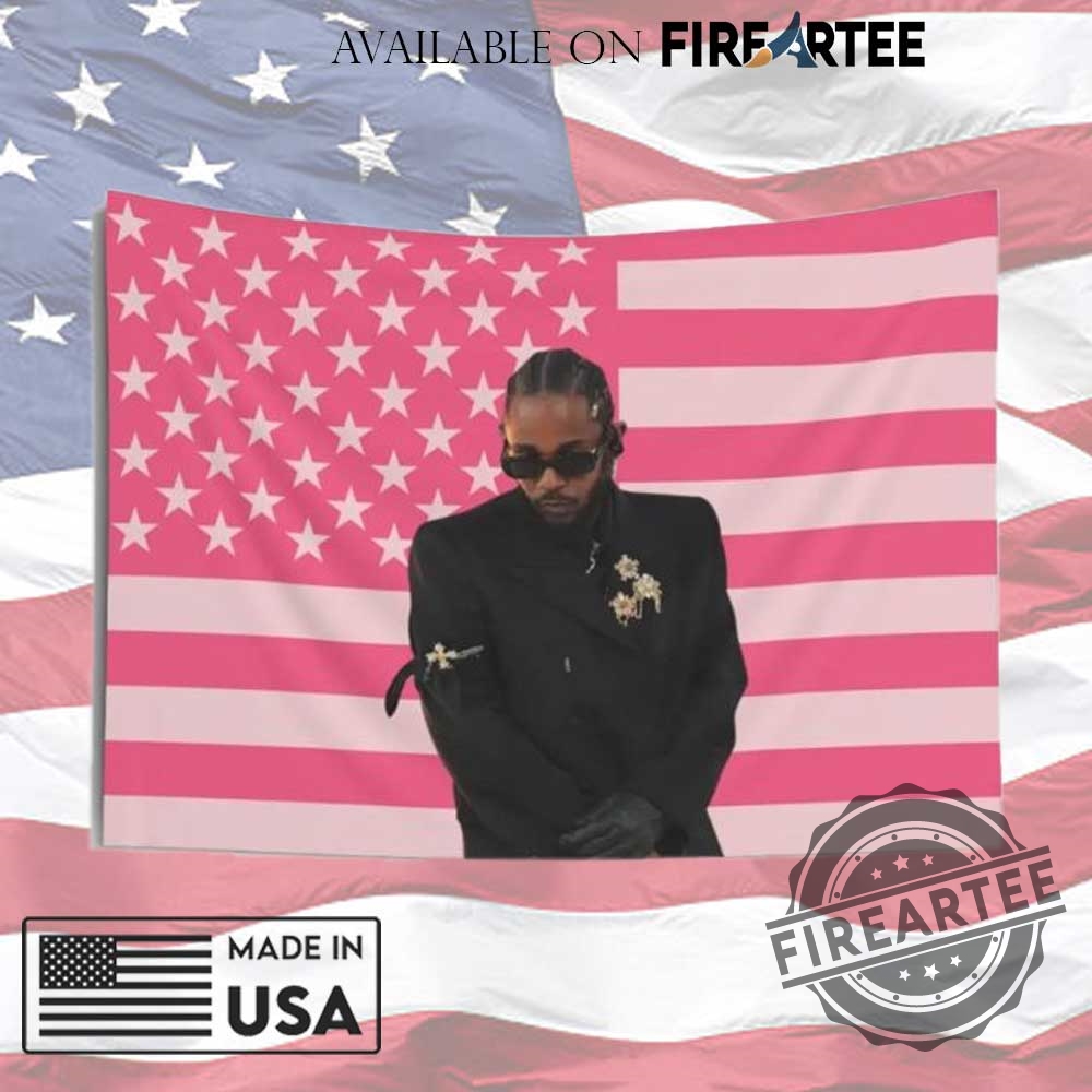 Kendrick Lamar Pink American Flag 3 Kendrick Lamar Pink American Flag