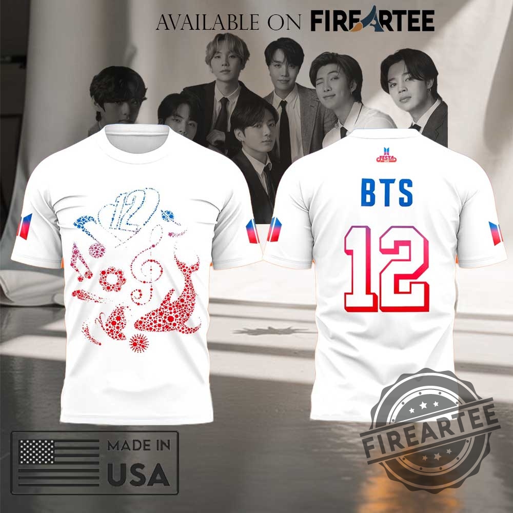 "Top Pop Culture Hawaiian Shirts and Exclusive Wu-Tang Tour Tees" 8 Bts Festa 2025 12Th Anniversary All Over Print Shirt