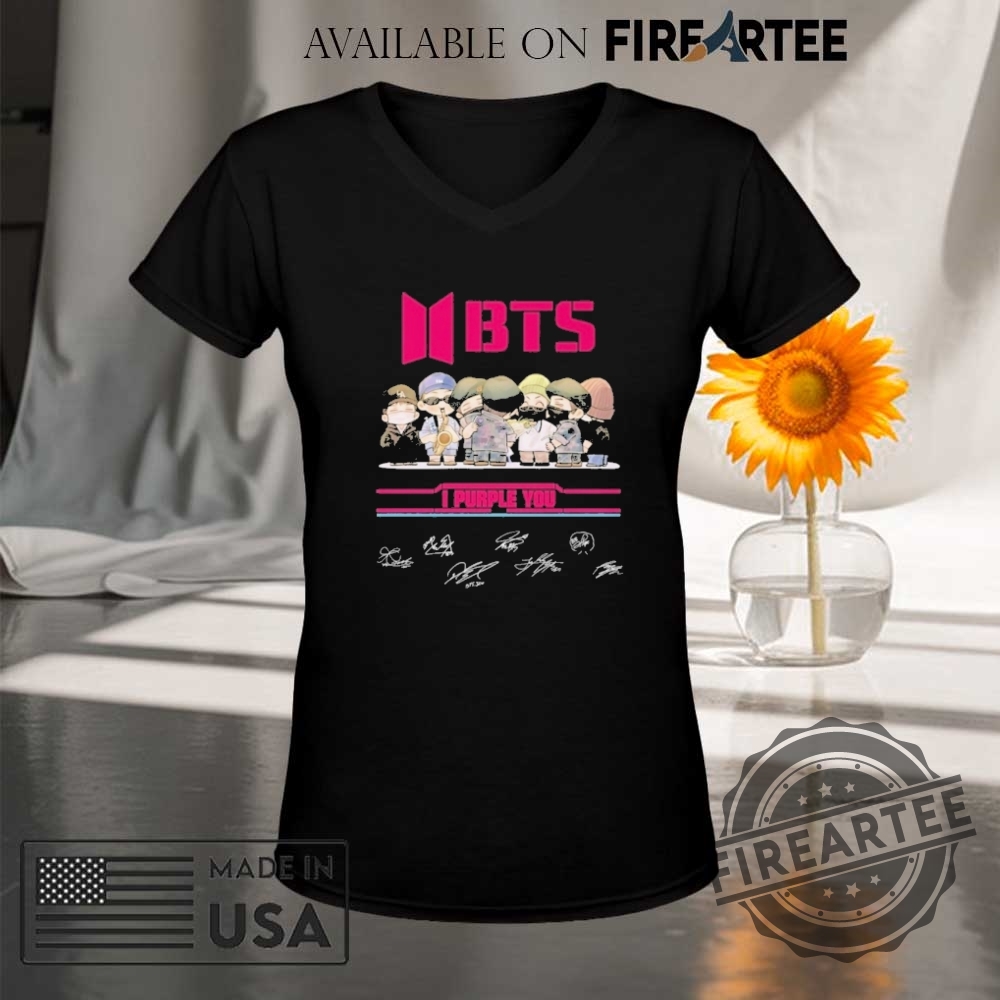 Bts I Purple You Signature Tshirt 9 BTS I Purple You Signature T-shirt