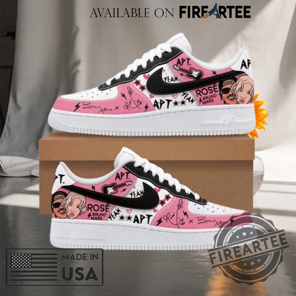 "Top Pop Culture Hawaiian Shirts and Exclusive Wu-Tang Tour Tees" 14 Apt Bruno Mars X Rosé Limited Edition Nike Air Force 1