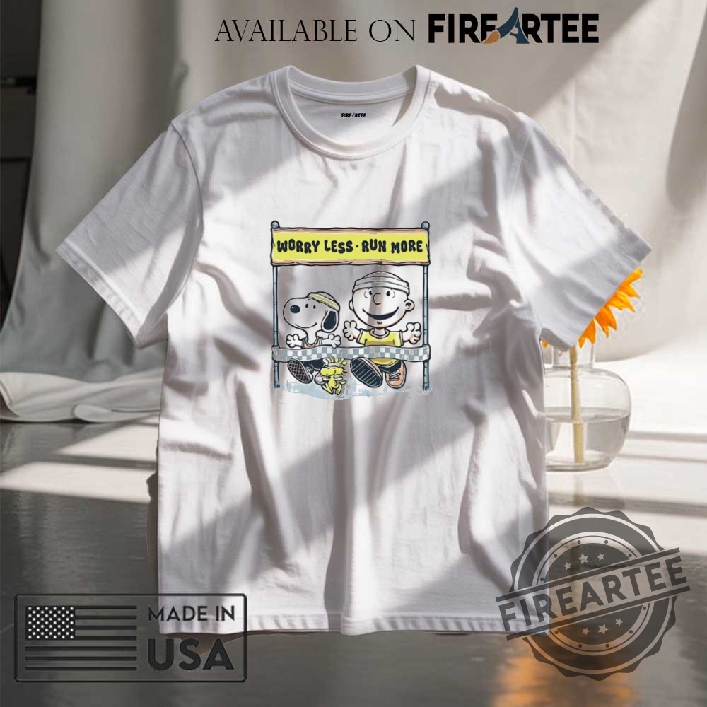 "Top Pop Culture Hawaiian Shirts and Exclusive Wu-Tang Tour Tees" 19 Peanuts Worry Less Run More Shirt