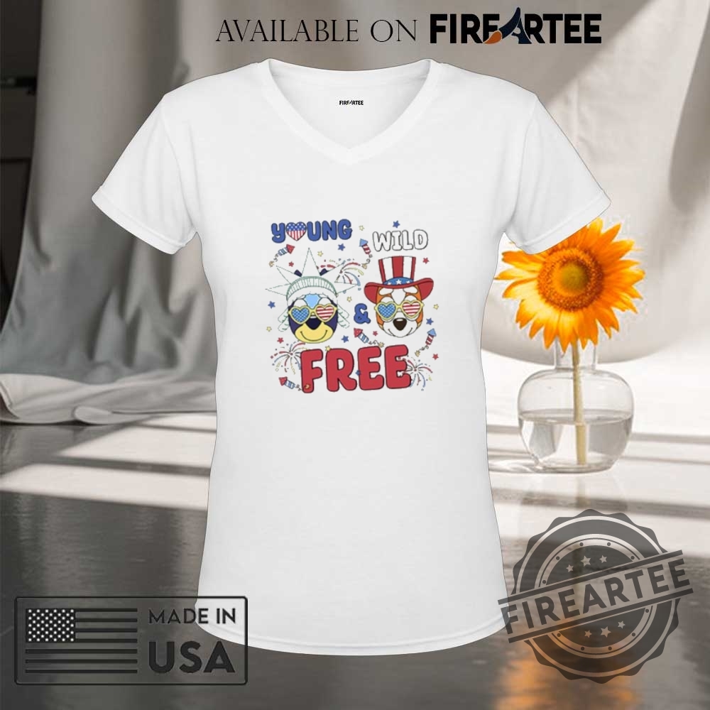 Bluey And Bingo 4Th Of July Tshirt 9 Bluey And Bingo 4th of July T-Shirt