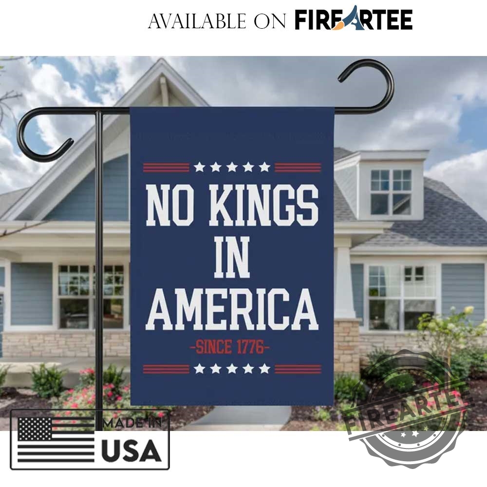 No Kings In America Anti Trump Garden Flag 5 No Kings In America Anti Trump Garden Flag