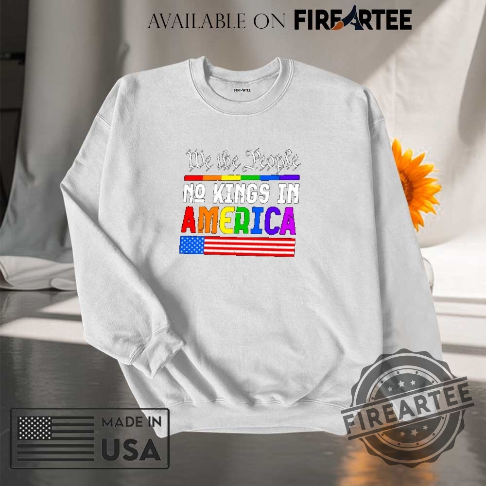 We The People No Kings In America Lgbt Pride 2025 Shirt 7 We the people no kings in America LGBT Pride 2025 shirt