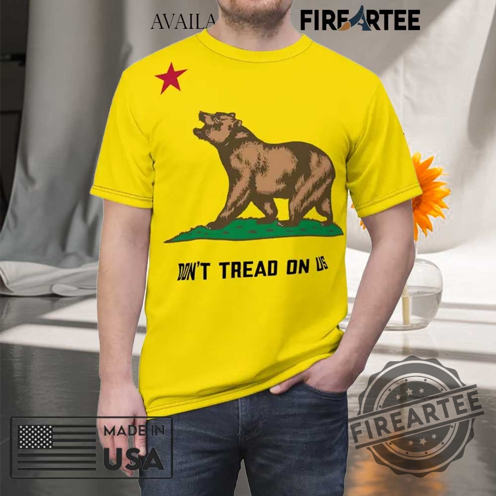 Gadsden Flag California Bear Dont Tread On Us Ice Protest Tshirt 7 Gadsden Flag California Bear Dont Tread On Us Ice Protest Tshirt fireartee 4