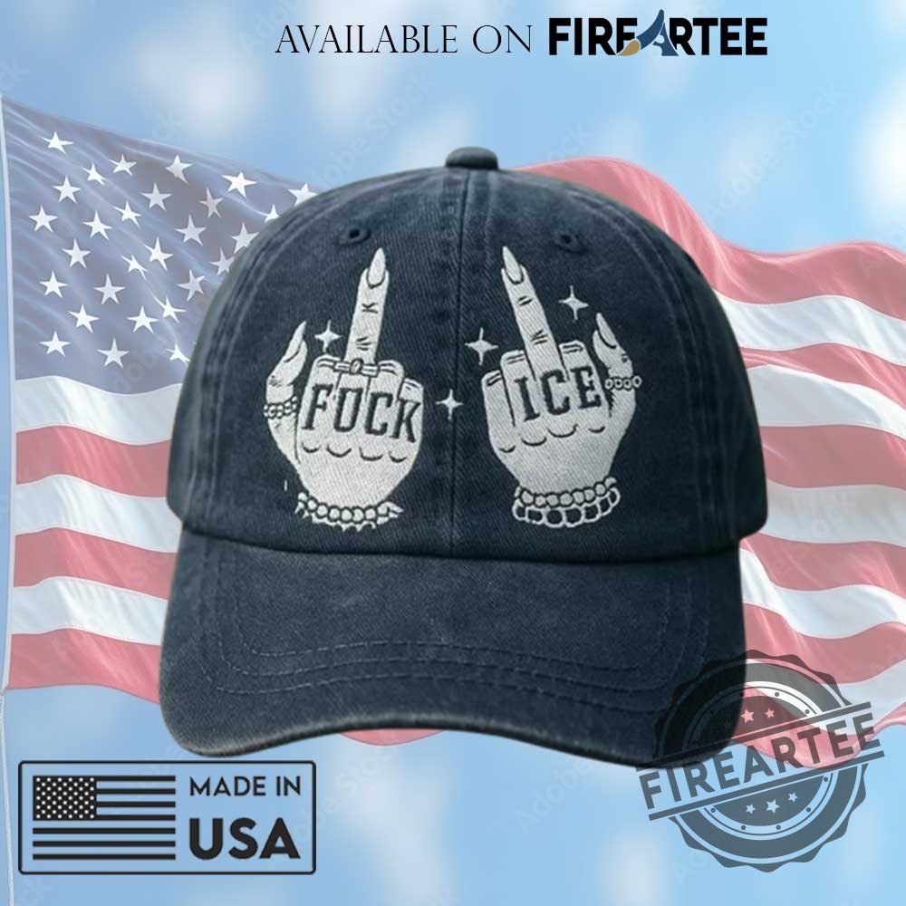 Fuck Ice Middle Fingers Embroidered Hat 3 Fuck Ice Middle Fingers Embroidered Hat
