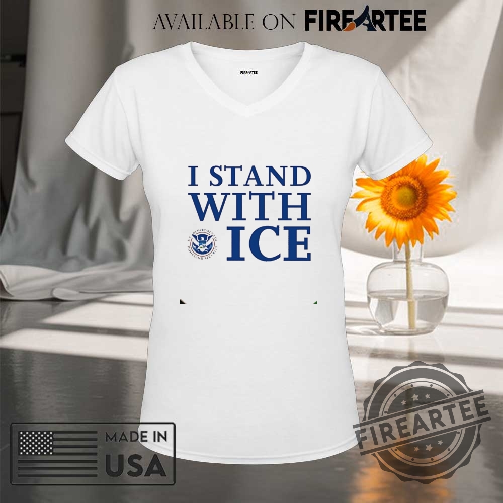 I Stand With Ice Logo Shirt 9 I stand with Ice logo shirt