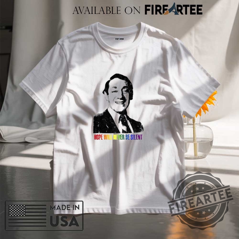 "Expressive Apparel: Shirts and Hats That Make Bold Statements" 10 Pride Month Harvey Milk Hope Will Never Be Silent Lgbt Shirt