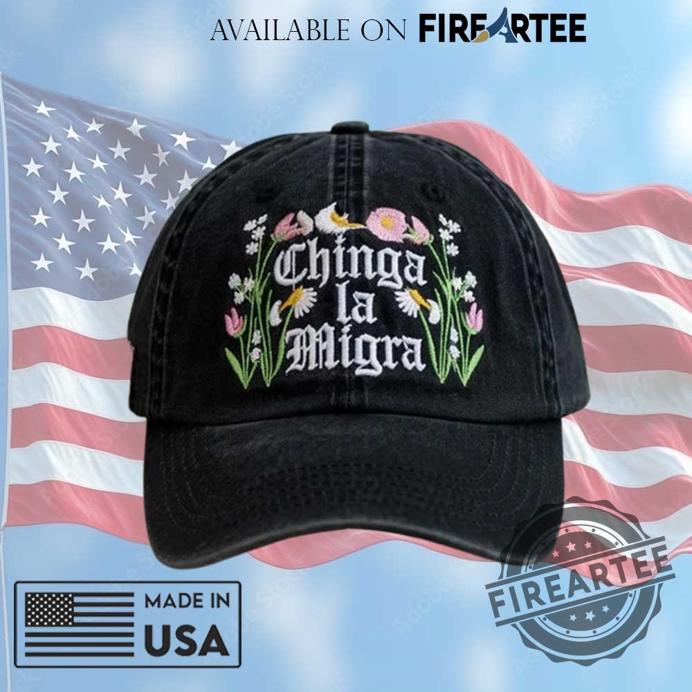 Chinga La Migra Hat Abolish Ice Embroidered Hat 3 Chinga La Migra Hat Abolish ICE Embroidered Hat