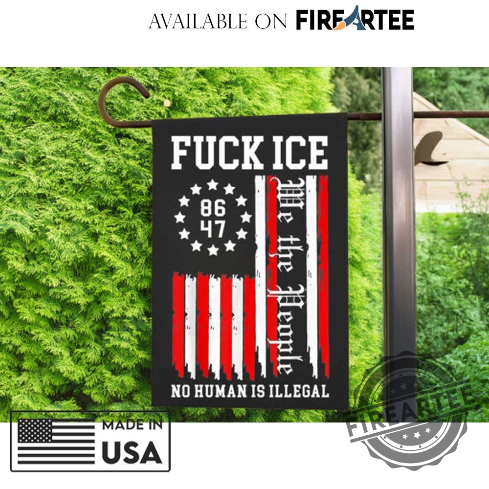 Fuck Ice Garden Flag We The People Antiice Political Banner No Human Is Illegal Yard Decor 3 Fuck ICE Garden Flag – We The People Anti-ICE Political Banner – No Human Is Illegal Yard Decor