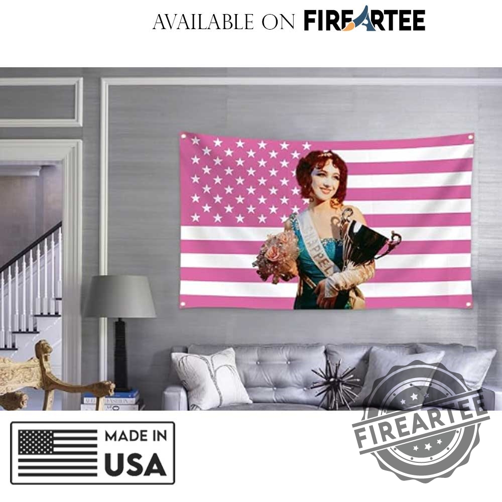Chappell Star Roan Flag Pink American Flag 7 Chappell Star Roan Flag Pink American Flag