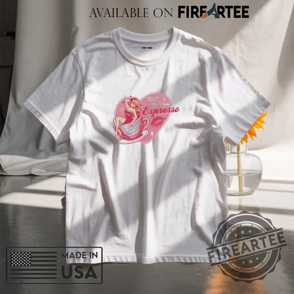 "Top 5 Trendy Sabrina Carpenter and BTS Flag Shirts for 2023" 7 Sabrina Carpenter Espresso Shirt