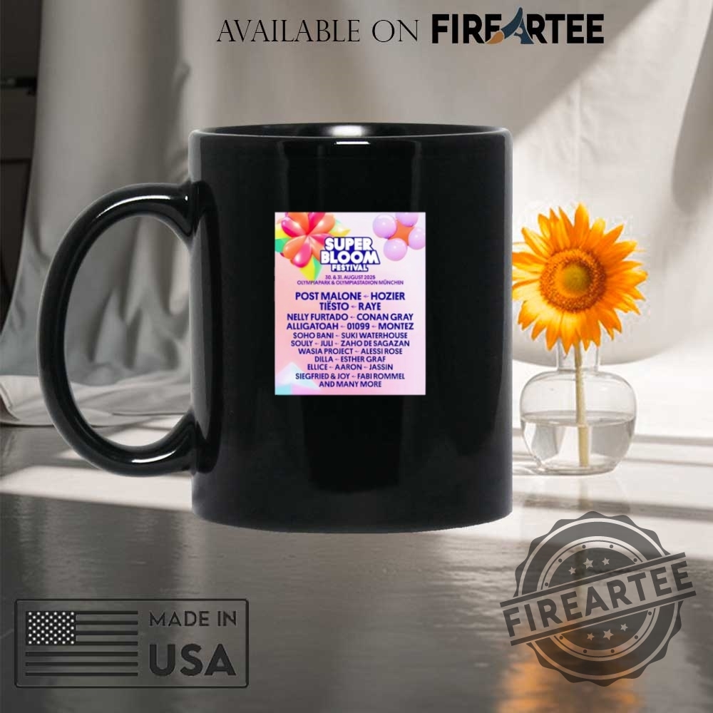 Superbloom Festival 2025 Poster Shirt 8 Superbloom Festival 2025 poster shirt