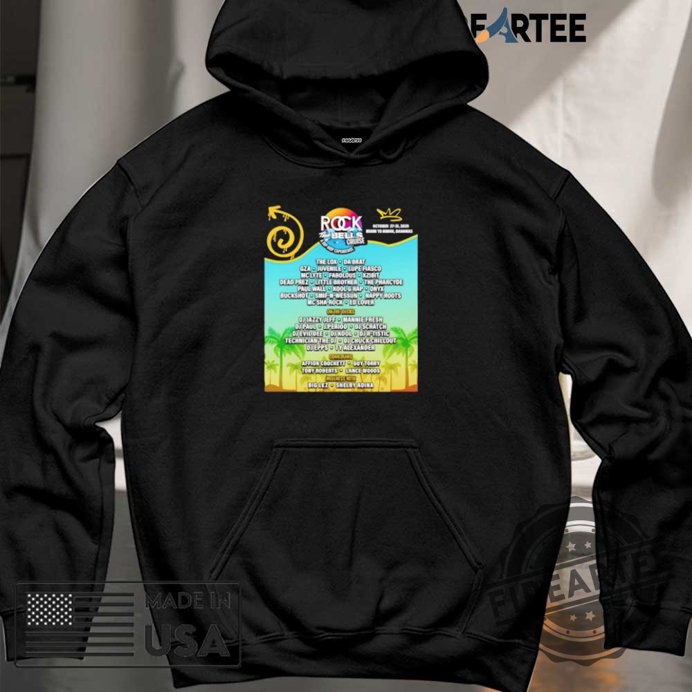 Rock The Bells Cruise 2025 Poster Shirt 6 Rock the Bells Cruise 2025 poster shirt