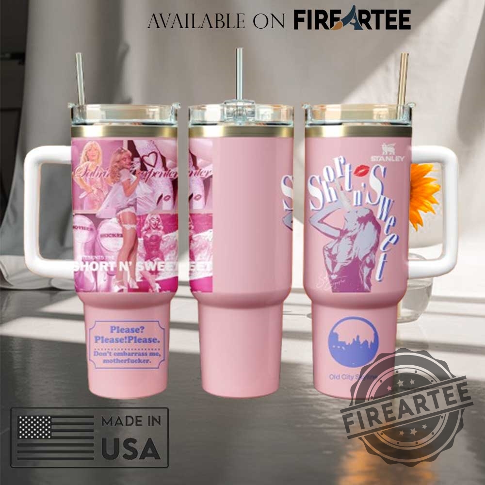 "Top 5 Trendy Sabrina Carpenter and BTS Flag Shirts for 2023" 17 Sabrina Carpenter Short N Sweet Stanley Tumbler