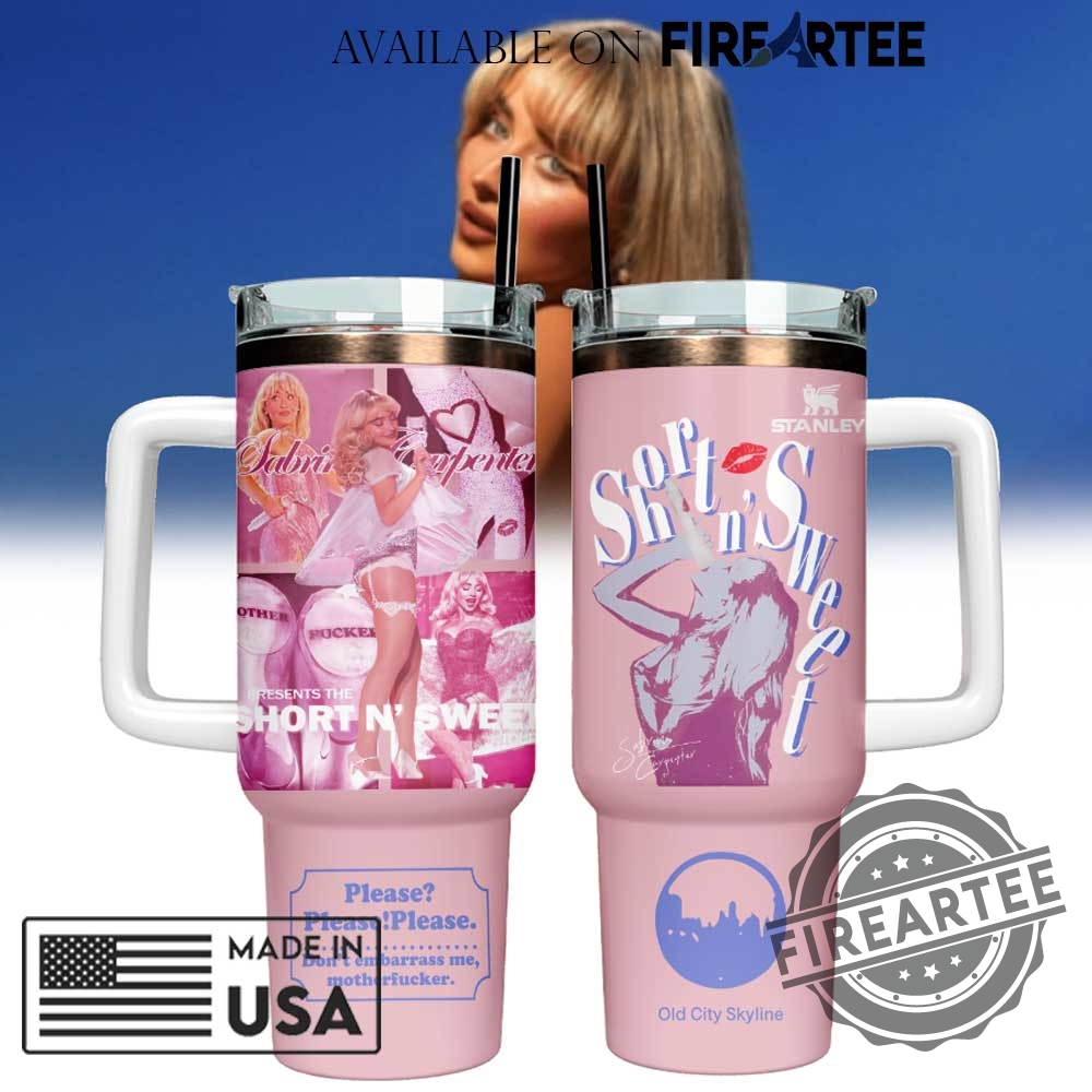Sabrina Carpenter Short N Sweet Stanley Tumbler 5 Sabrina Carpenter Short n’ Sweet Stanley Tumbler