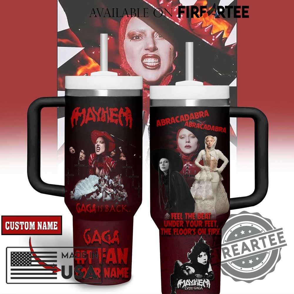 "Top 5 Trendy Sabrina Carpenter and BTS Flag Shirts for 2023" 18 Lady Gaga Mayhem Tumbler Custom Fan Edition Travel Cup With Handle
