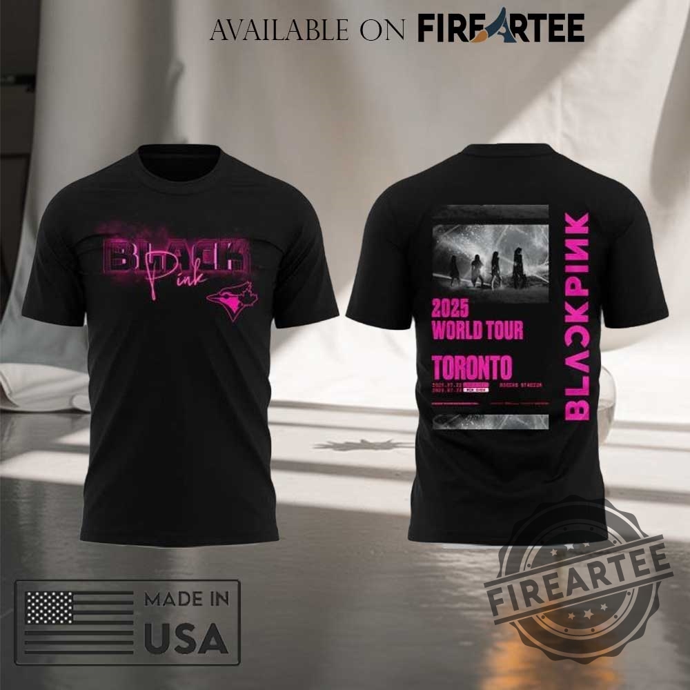 "Unique Graphic Tees: Dragons, Porsches, and Tribute Shirts 2023" 13 Toronto Blue Jays X Blackpink 2025 World Tour Special Shirt