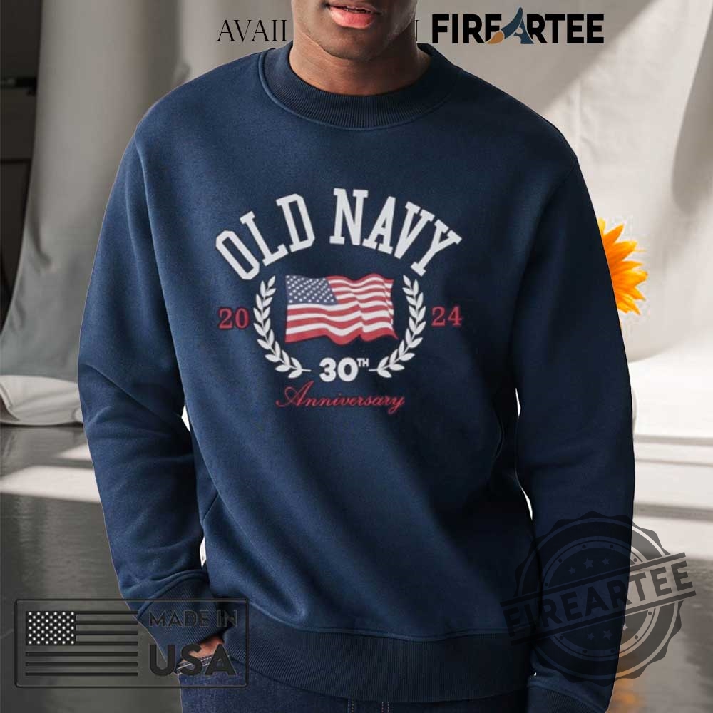 Old Navy Us Flag 2024 30Th Anniversary Sweatshirt 5 OLD NAVY US Flag 2024 30th Anniversary Sweatshirt