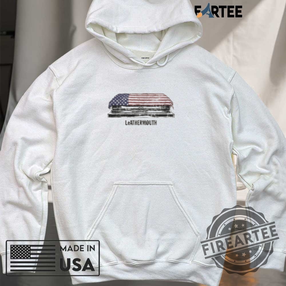 Frank Iero Leathermouth Coffin American Flag Tshirts 6 Frank Iero Leathermouth Coffin American Flag T-shirts