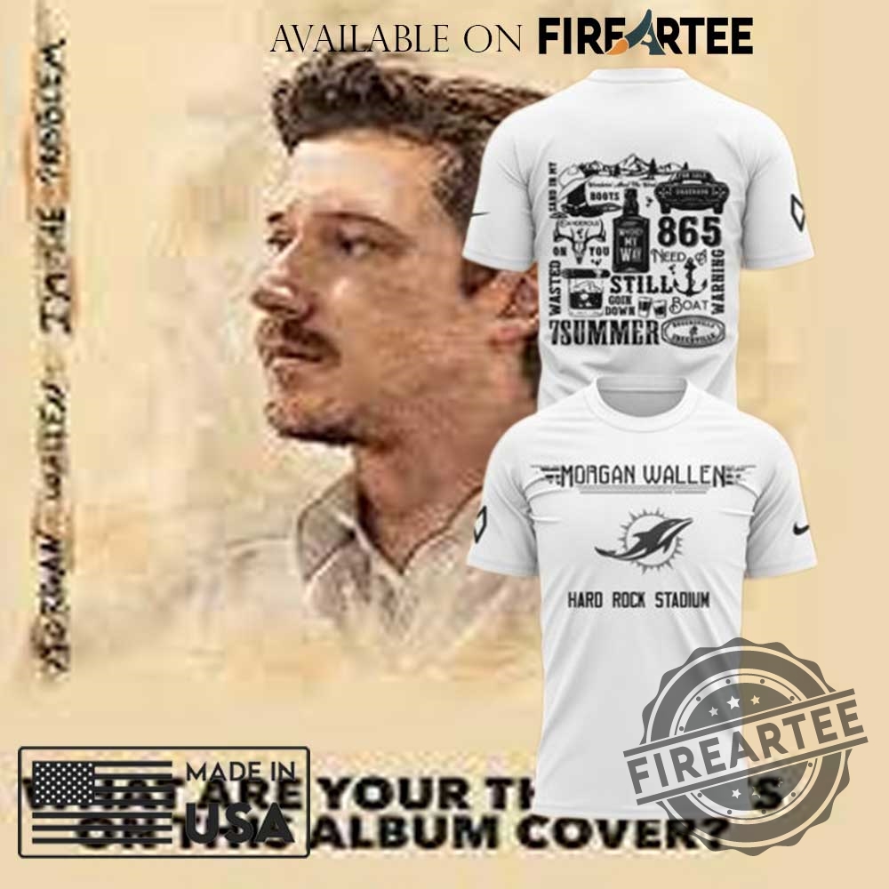 Miami Dolphins X Morgan Wallen Im The Problem Tour 2025 Shirt 4 Miami Dolphins x Morgan Wallen I’m The Problem Tour 2025 Shirt