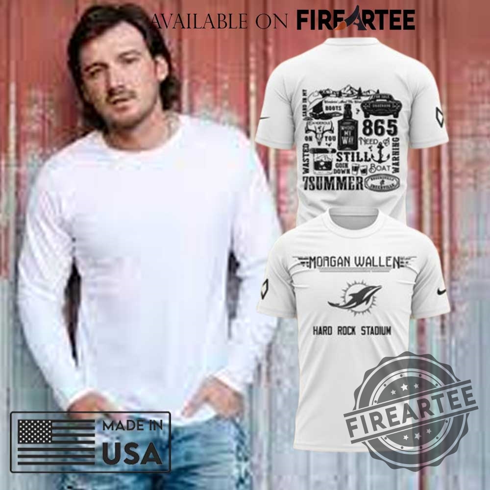 Miami Dolphins X Morgan Wallen Im The Problem Tour 2025 Shirt 5 Miami Dolphins x Morgan Wallen I’m The Problem Tour 2025 Shirt