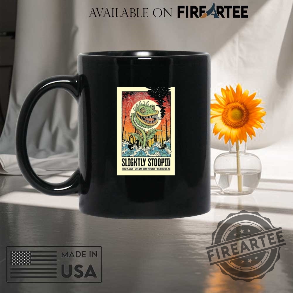 Slightly Stoopid June 14 2025 Live Oak Bank Pavilion Wilmington Nc Tour Poster Shirt 8 Slightly Stoopid June 14 2025 Live Oak Bank Pavilion Wilmington, NC Tour Poster Shirt