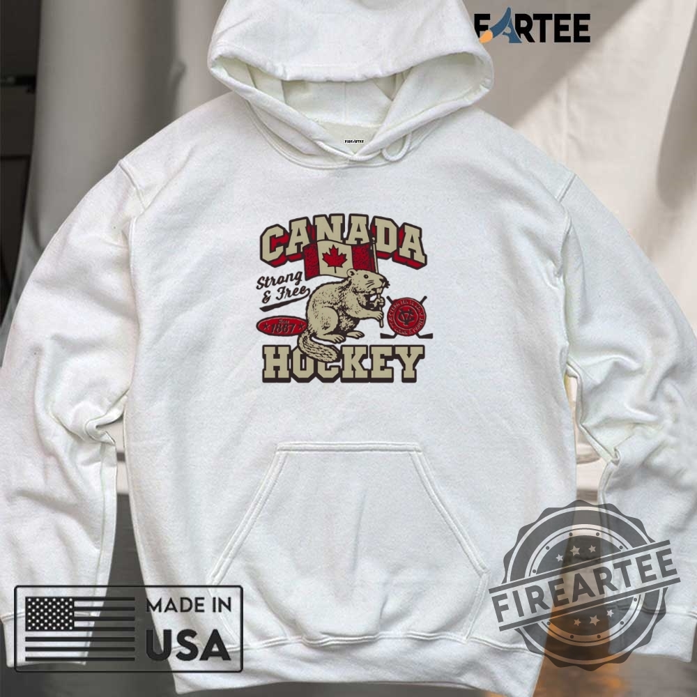 Canada Hockey Strong And Free Squirrel Shirt 6 Canada Hockey strong and free squirrel shirt