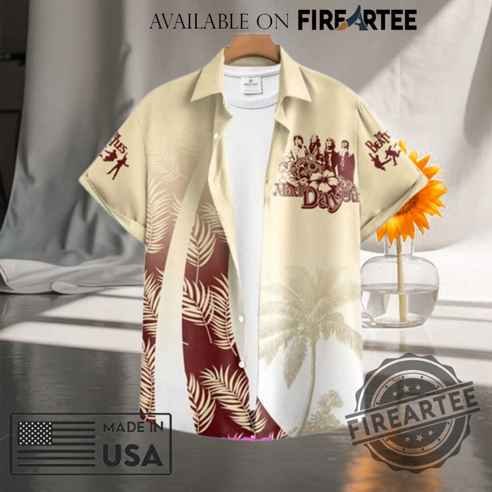 The Beatles Mad Day Out Special Hawaiian Shirt 4 The Beatles Mad Day Out Special Hawaiian Shirt