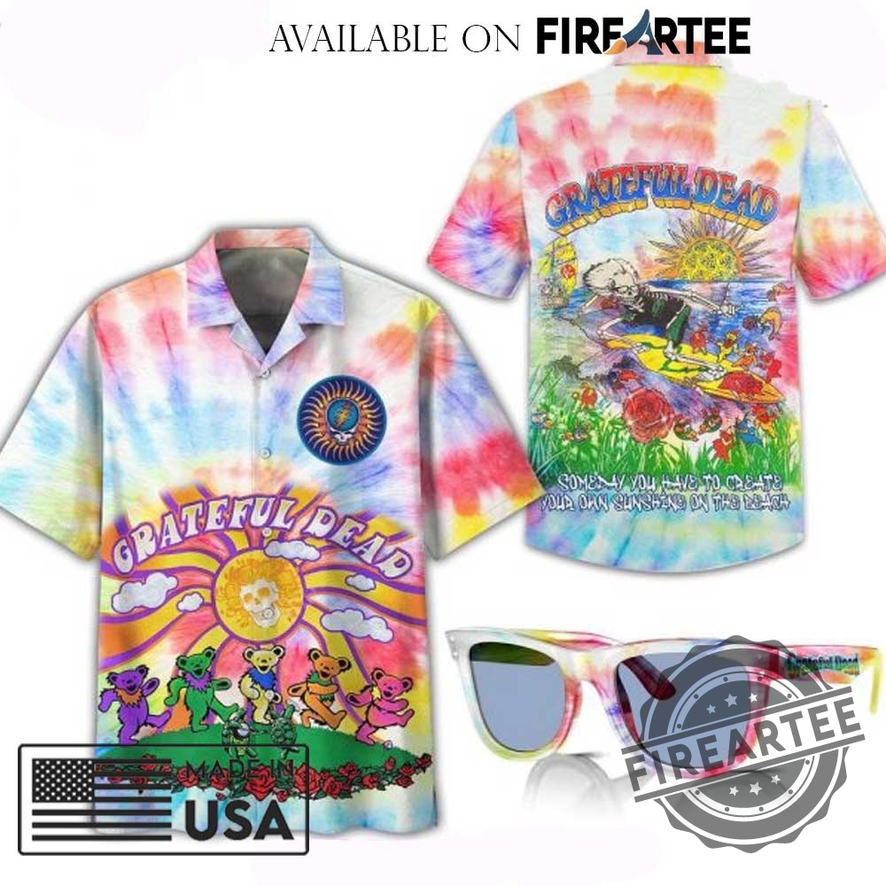 Grateful Dead Sunshine Hawaiian Shirt 5 Grateful Dead Sunshine Hawaiian Shirt