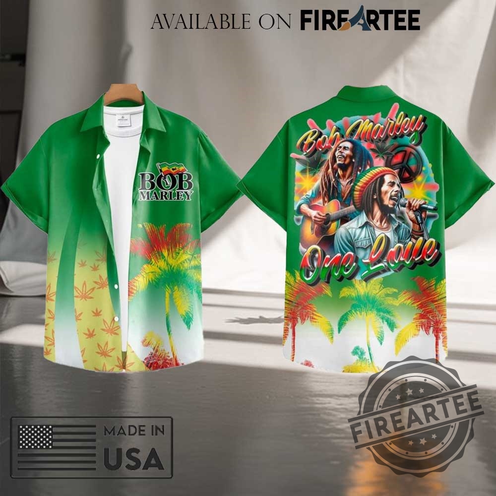 Bob Marley One Love Hawaiian Shirt Summer Gìft