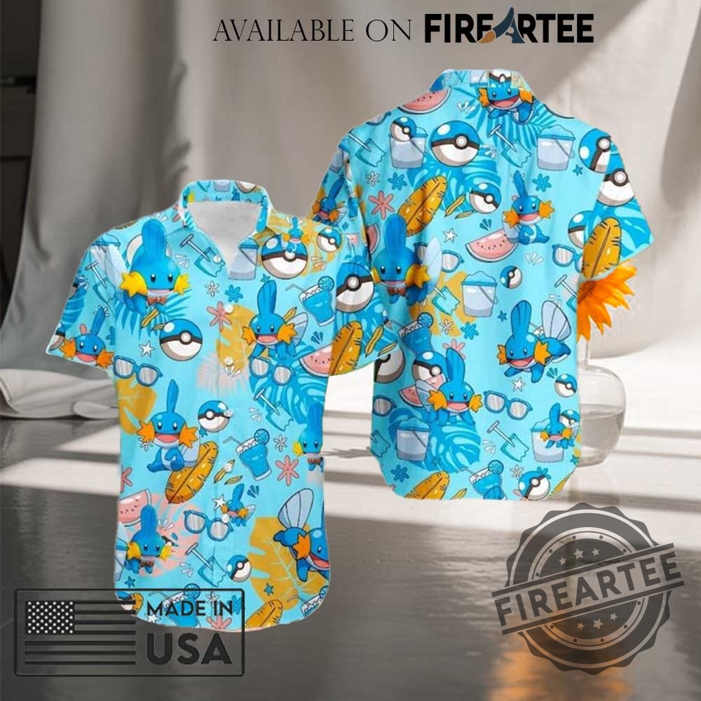 Tropical Mizugrou Bursyamo Mega Pokemon Hawaiian Shirt 3 Tropical Mizugrou Bursyamo Mega Pokemon Hawaiian Shirt