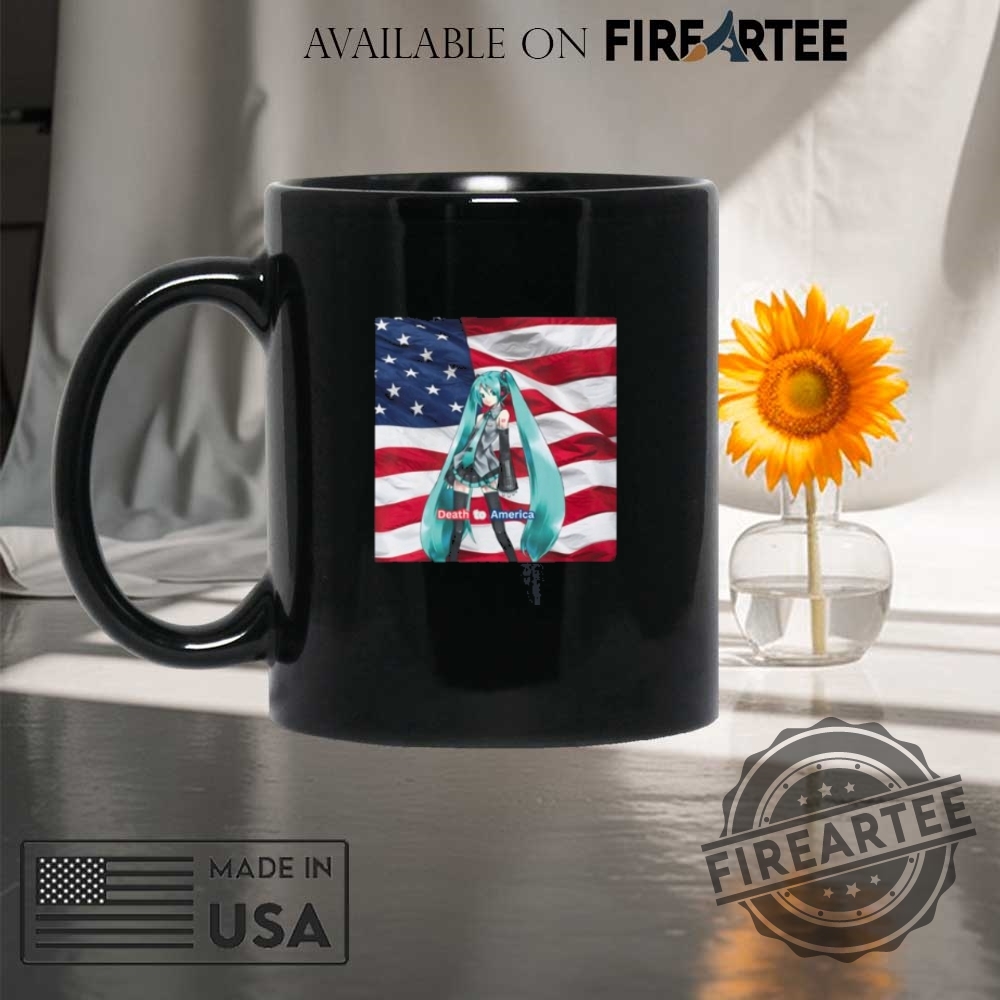 Death To America Hatsune Miku Anime Vocaloid Tshirt 8 Death To America Hatsune Miku Anime Vocaloid T-Shirt
