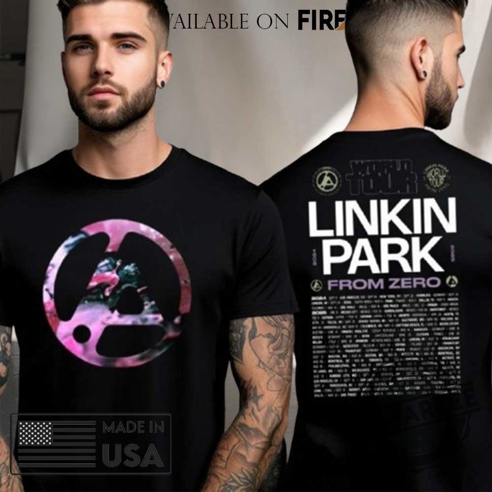 "Top 2025 Concert and Sports Tees: Ultimate Fan Gear Guide" 4 Linkin Park From Zero World Tour Offical Merchandise At Hanover Germany On June 16 2025 Shirt