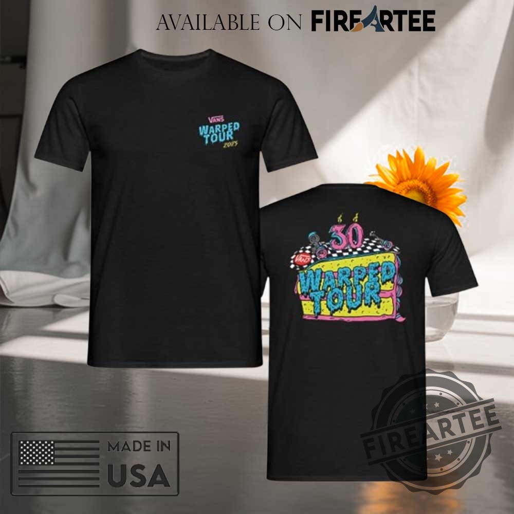 "Top 2025 Concert and Sports Tees: Ultimate Fan Gear Guide" 6 Vans Warped Tour 30 Years Two Sided Shirt