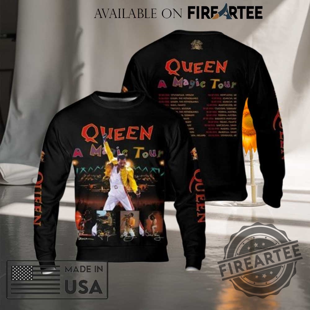 Queen Magic Tour 1986 Shirt 8 Queen Magic Tour 1986 Shirt