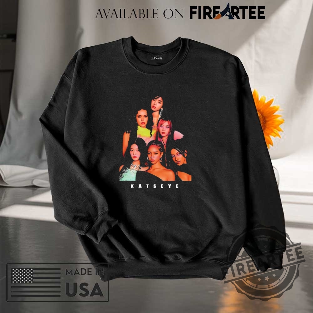 Katseye Kpop Girl Group Portrait Shirt 7 Katseye Kpop Girl Group portrait shirt
