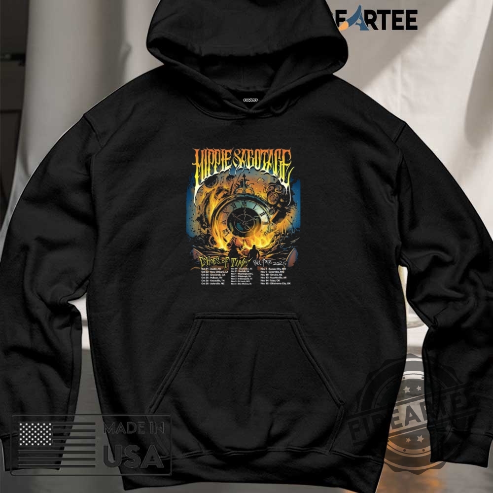 The Hippies Echoes Of Time Fall Tour 2025 Poster Shirt 6 The Hippies Echoes Of Time Fall Tour 2025 Poster Shirt