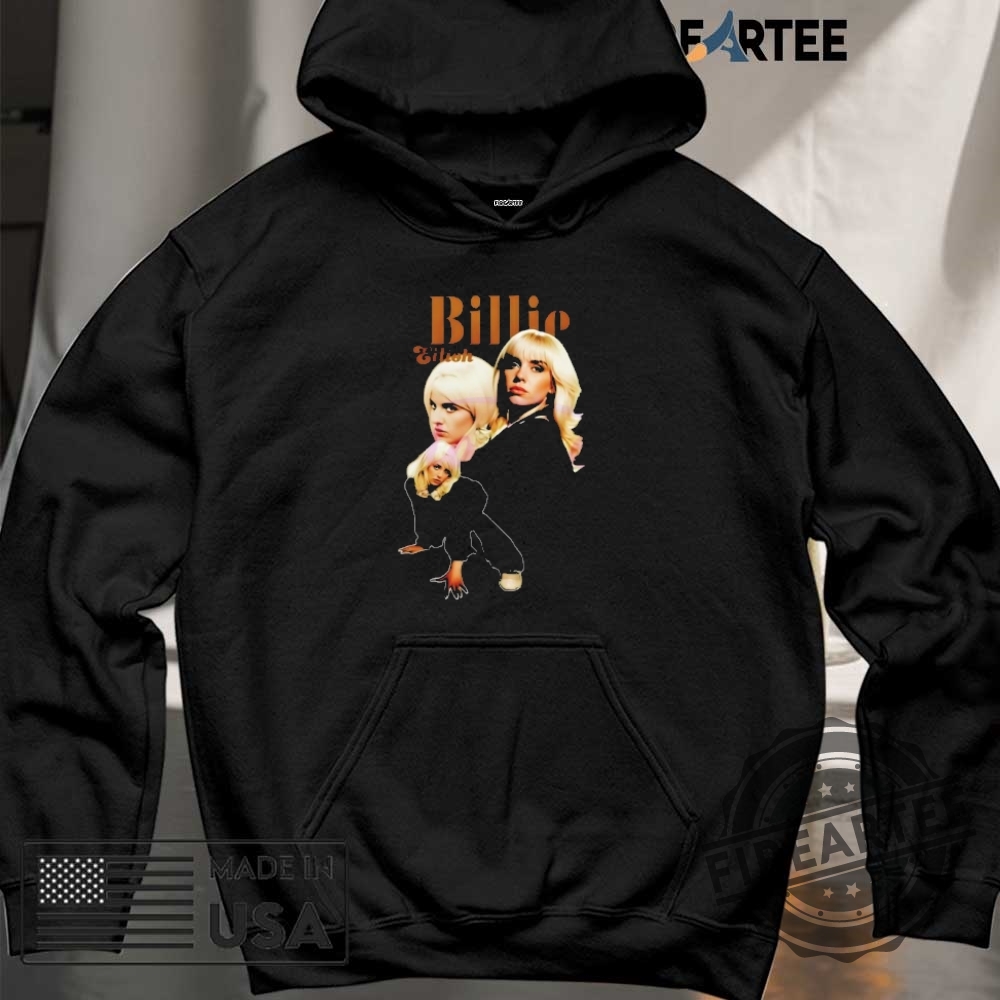 Billie Eilish Blonde Era Trio Portrait Shirt 6 Billie Eilish Blonde Era Trio portrait shirt